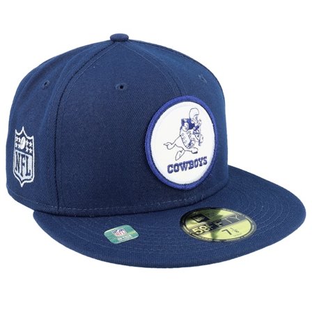 New Era - NFL Blå fitted Caps - Dallas Cowboys NFL22 1 Sideline Historic 59FIFTY Navy Fitted @ Hatstore