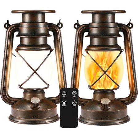 Ulkona käytettävä aurinkokennovalaisin, riippuva aurinkolamppu, retro LED-vilkkuva liekkivalaisin, vedenpitävä retkeilylamppu (2 kpl:n sarja)