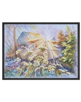 Broderikit Tavla Morgon Sol