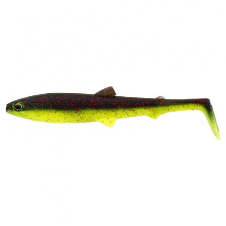 Westin BullTeez Shadtail 12,5cm 16g (2pcs) - Black/Chartreuse
