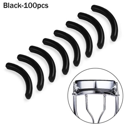 Ögonfransböjare Refill Gummikuddar SVART 100ST