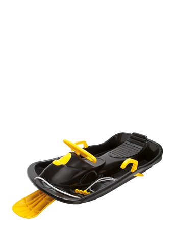 Dantoy | Steerable Bobsled Black 95 Cm | ONE SIZE