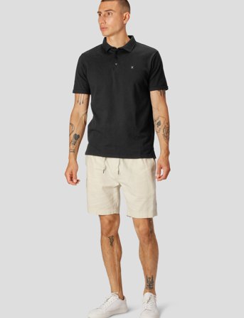 Clean Cut Copenhagen Silkeborg Stretch Polo - Black - XXL
