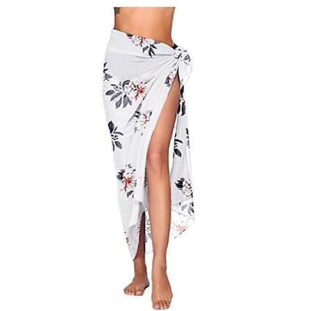 Strand Sarong Pareo Bikini Wrap Skjørt Cover Up Til Badetøj