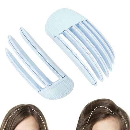 2 kpl Hiusten Volyymi Clipsiä Pörröisille Otsatukille, Helppokäyttöinen Korkea Kruunu Volyymi Kampa