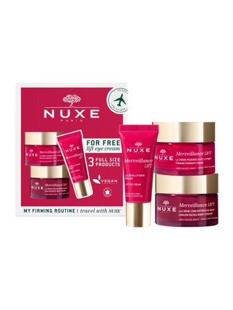 Nuxe Skincare Set Firming Routine Set cont: Firming Powdery Cream 50 ml + Lift Night Cream 50 ml + Lift Eye Cream 15 ml