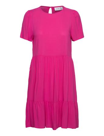 Vila Vipaya S/S Dress /Su - Noos Rosa