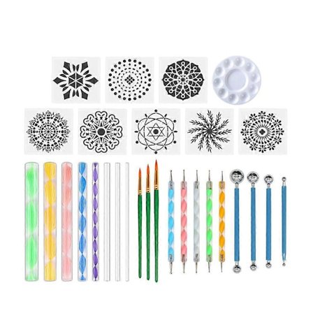 1 Set/29 st Keramiklera Handverktyg Spiralstavar Verktyg Träintryckspenna Garage Kit Verktyg för Hemmaverkstad