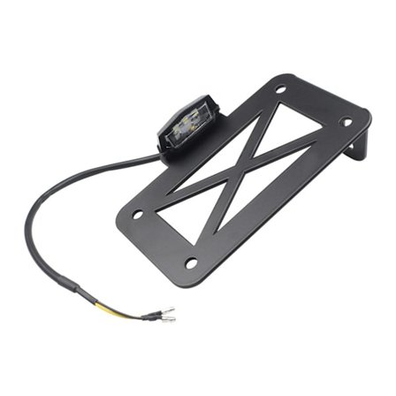 Vintage Moottoripyörän Rekisterikilven Kiinnike Numerokilven Pidike, Metallikehys