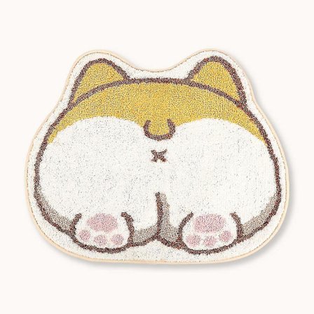 Badrumsmatta halkfri badmatta 19,6" X 23,6", tvättbar, hund