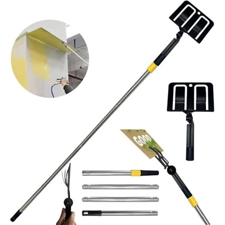 Malingsskærmholder, justerbar vinkel, holdbar malingsskærm, multifunktionel udvidet papholder til pensel