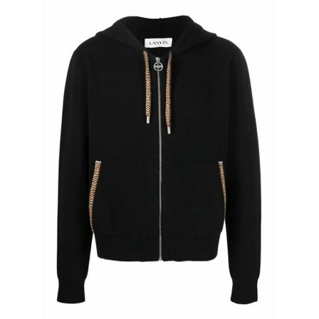 Lanvin, Zip-throughs Zwart, Heren, Maat:XL