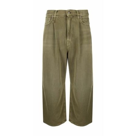 R13, Wide Jeans Zielony, Kobieta, Rozmiar: W25