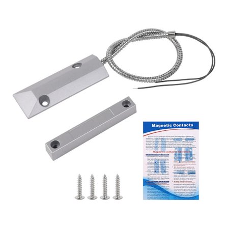 Magnetisk dørkontakt, forsænket, kablet kontaktsensor til vindue DC100V NC