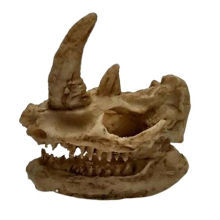 Halloween figurer dekorationer Resin liten skalle Akvarium dekor för akvarium prydnad