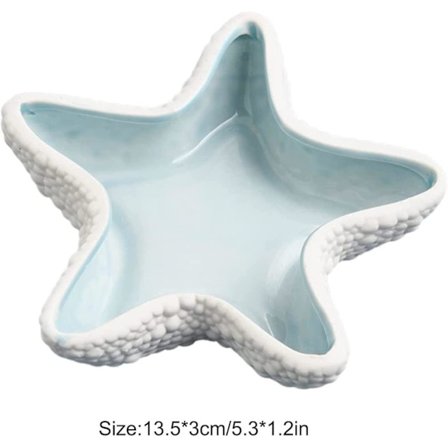 Sjøstjerne Smykkeskål Keramisk Smykkeholder