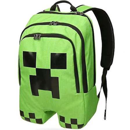 Lasten reppu Poika Minecraft Creeper Reppu Reppu Koulureppu Tmall