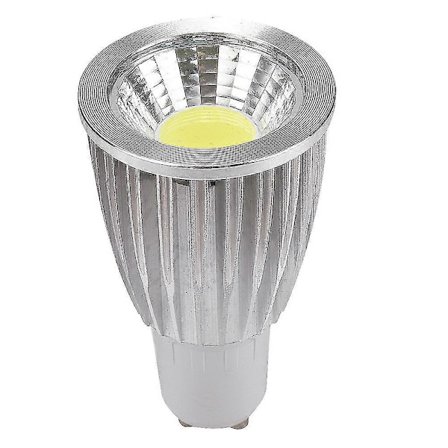 7W GU10 LED-lamppu alumiinista COB-kohdevalo kotiin, ravintolaan, hotelliin