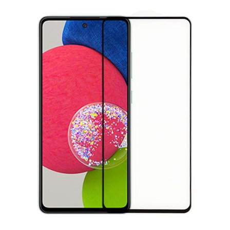 Skärmskydd Samsung A52s - 3D Härdat Glas Svart