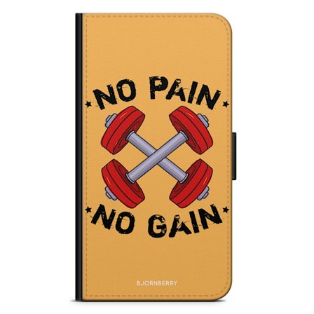 Bjornberry Plånboksfodral OnePlus 6 - No Pain No Gain
