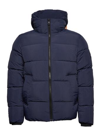 Crinkle Nylon Puffer Jacket Fodrad Jacka Navy Calvin Klein
