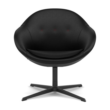 Varier Furniture Kokon Club - Black Leather - Black base