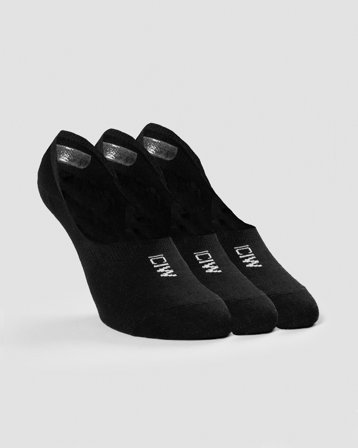 ICANIWILL - Invisible Socks 3-pack Black - ICIW