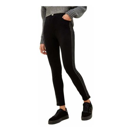 Liu Jo, Leggings Czarny, Kobieta, Rozmiar: S