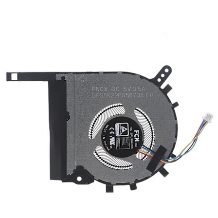 CPU GPU Fläkt Laptop Kylfläkt för DC 5V 0.5A 4-pin för TUF Gaming a15 FA506 Iv FA506IU FA506IH FX506 Laptop Kylfläns
