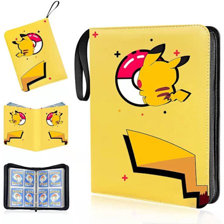 Samlaralbum för kort, 50 sidor, 4 fickor per sida, rymmer 400 kort