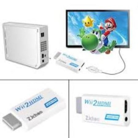 IC Wii til HDMI-adapter med 3,5 mm lydutgang, støtter