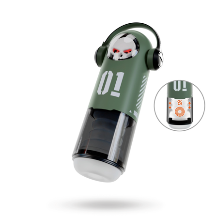 SKULL Masturbator with 3 Functions - Vuxen.se - Fleshlight, masturbator, lösvaginor, blowjob machine