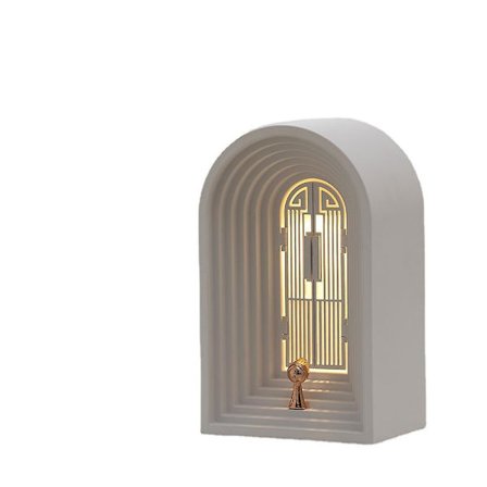 Nordisk högtalarlampa USB-laddning kreativ present atmosfär natt