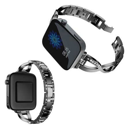 Xiaomi Mi Watch X Shape klockarmband med lyxig inredning - Svart