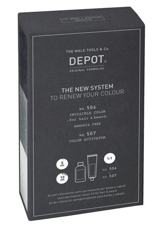 DEPOT Invisible Colour Natural Steel 60 ml, Mænd, Skægpleje, Skægfarve