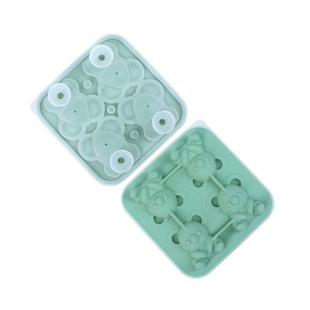 Isbitbrett i silikon av matkvalitet, unik koalaformet isform, gjenbrukbar ismaskin for suppefrysere, vin og juice
