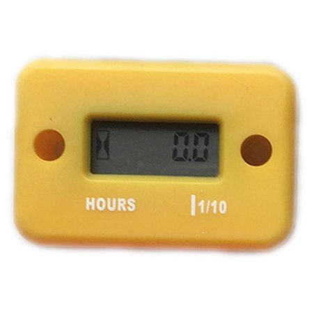Motorsykkelmotor Timeteller Vanntett Digital Timeteller LCD-skjerm Bærbar Motormåler Timeteller Moto Tilbehør| |