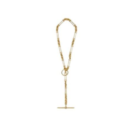 Saint Laurent, Necklaces Geel, Dames, Maat:ONE Size