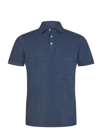 Bs Lanai Polos Short-sleeved Blå Bruun & Stengade