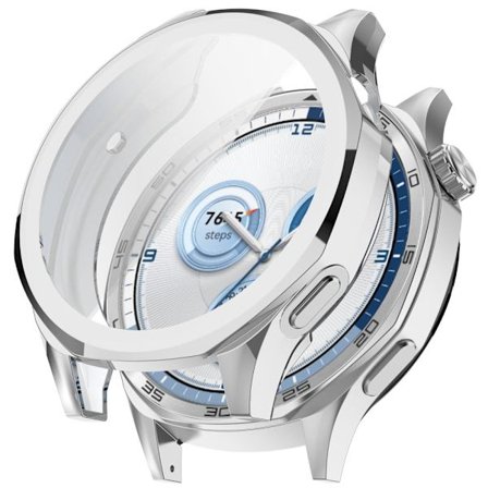 Huawei Watch GT 5 46mm Klockfodral Fulltäckande Flexibelt Flexibelt Galvaniserat Skydd - Silver