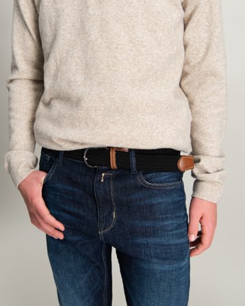 RYVLS Braided Belt Svart Skärp/Bälten Kille - Kids Brand Store