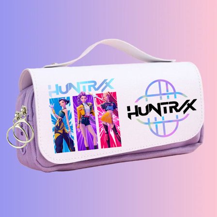 KPOPl Dæmonjagt Pige Gruppe Penalhus Studenter Papirvareboks Stor Kapacitet Multifunktionel Penalhus ...