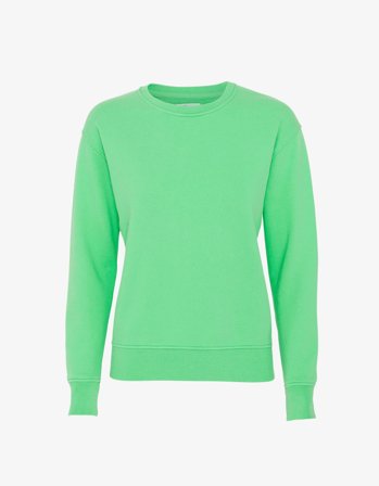 Women Classic Organic Crew - Spring Green - XL