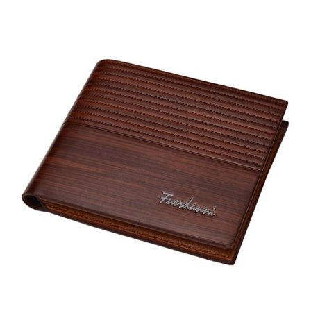 Luksuriøs Tegnebog - PU Læder - Maksimal Komfort - Lysebrun