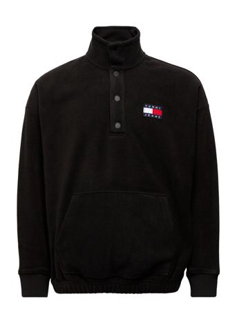 Tjm Skater Badge Polar Mock Neck Sweat-shirts & Hoodies Fleeces & Midlayers Svart Tommy Jeans