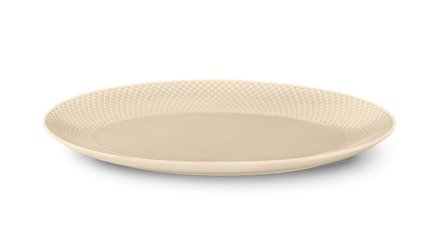 Lyngby Rhombe-Earth Serveringsfat 26,5x35 marble