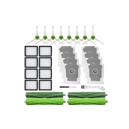 Børster, filtre og poser til iRobot Roomba i7 / i7+ / E5 / E6 - 28 stykker