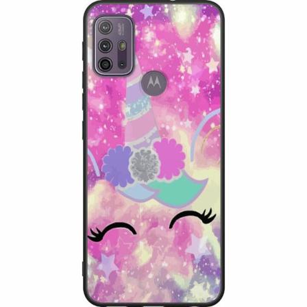 Motorola Moto G10 Svart Skal Unicorn Enhörning