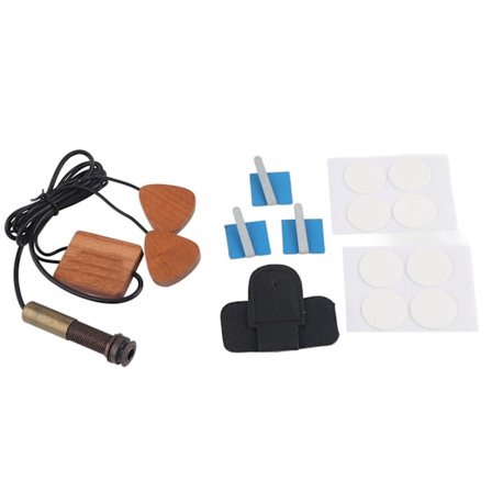 GMB633 Körsbärsgitarr Piezoelektrisk Kontakt Pickup End Pin Jack