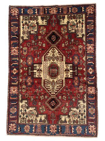 Medaljong Liten Nahavand Matta 132X199 Ull